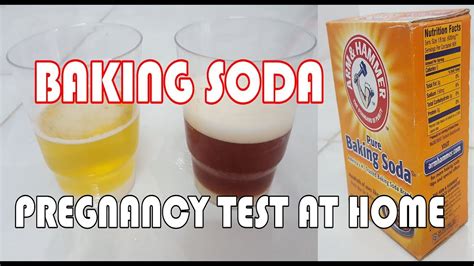 baking soda pregnancy test positive.